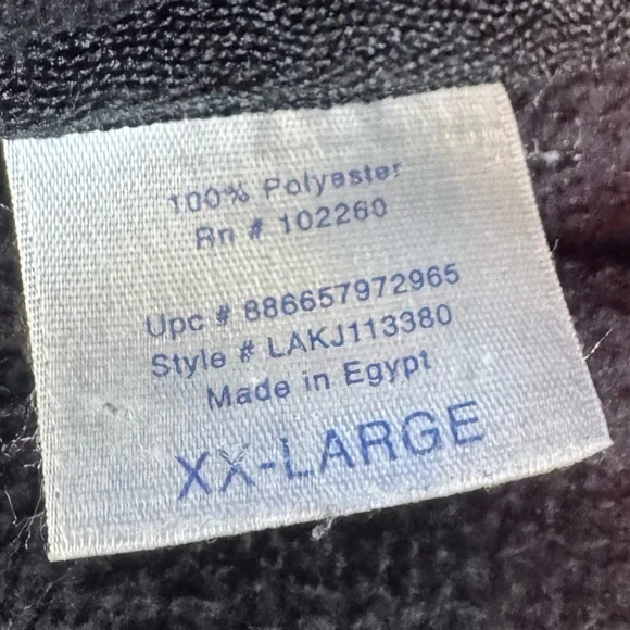 LogoAthletic by Reebok Black Full-Zip Fleece Jacket – XX-Large - Picture 12 of 13